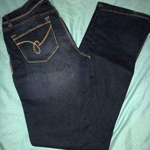 Dark Wash Boot Cut Jeans